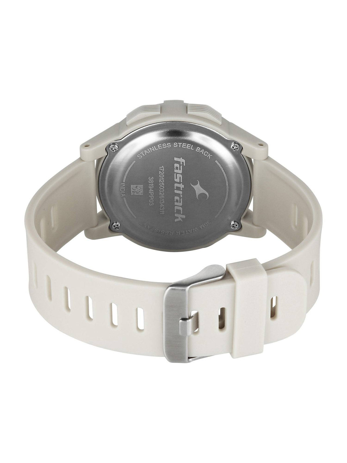 Streetstyle 8 with Digital Beige Case Beige Polyether Strap Watch (38194PP03W) | W92 - view 5