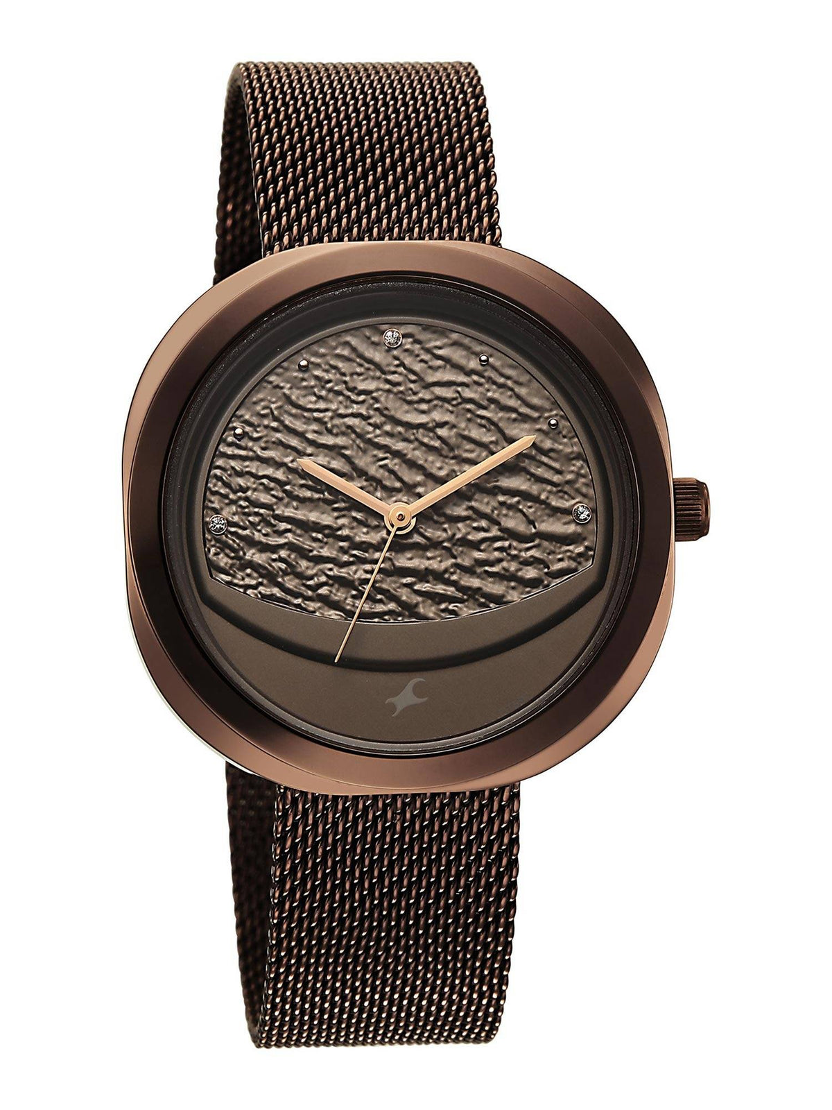 Gelato Brown Multifunction Metal Strap Watch (6330QM01) | W92 - view 2