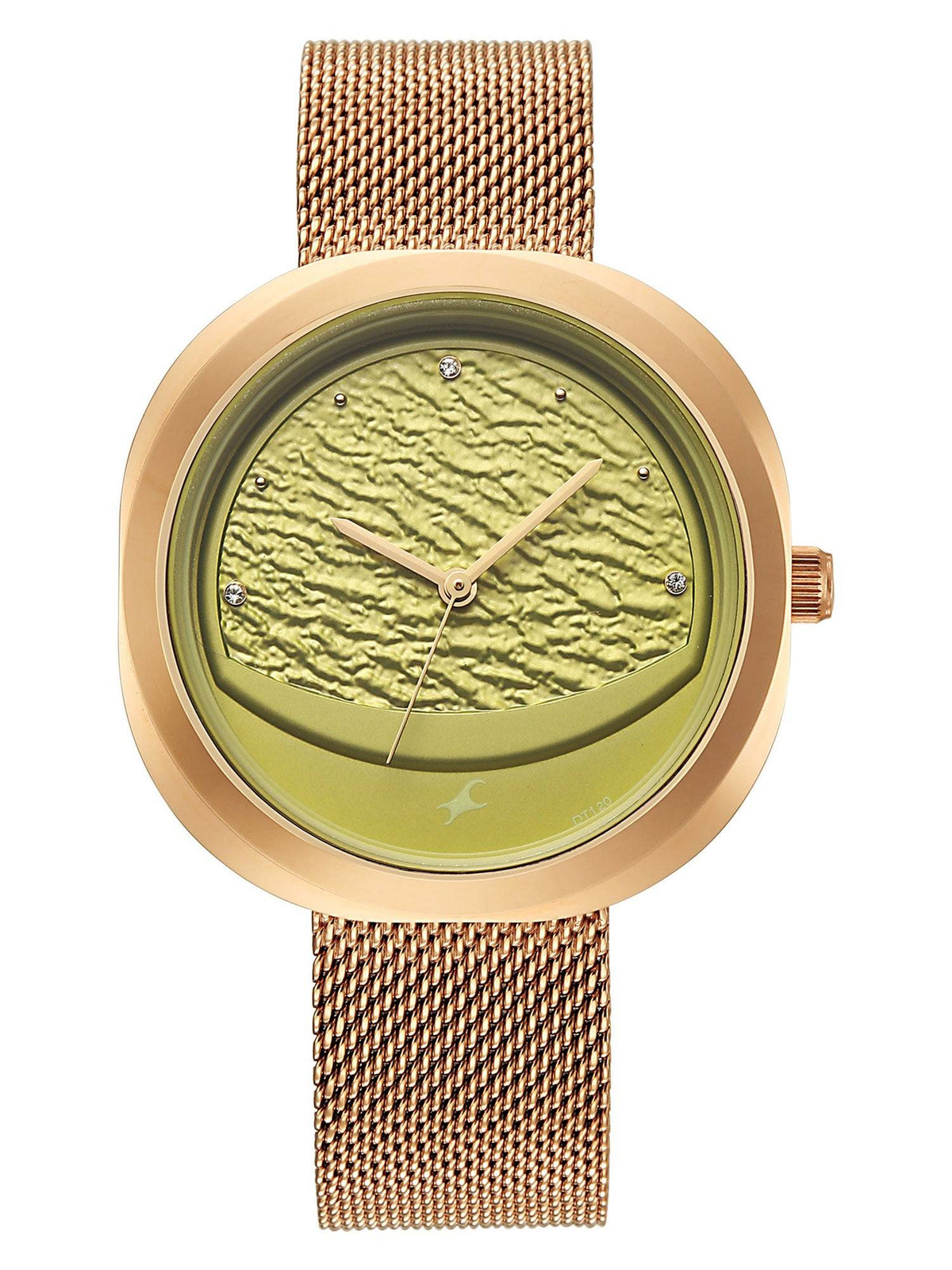 Gelato Brown Multifunction Metal Strap Watch (6330QM01) | W92 - view 7
