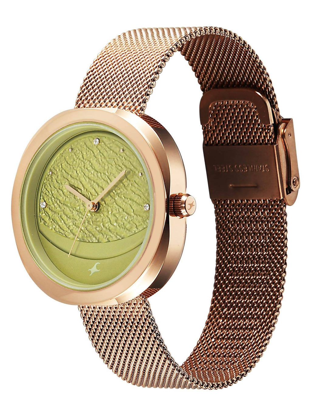 Gelato Brown Multifunction Metal Strap Watch (6330QM01) | W92 - view 9