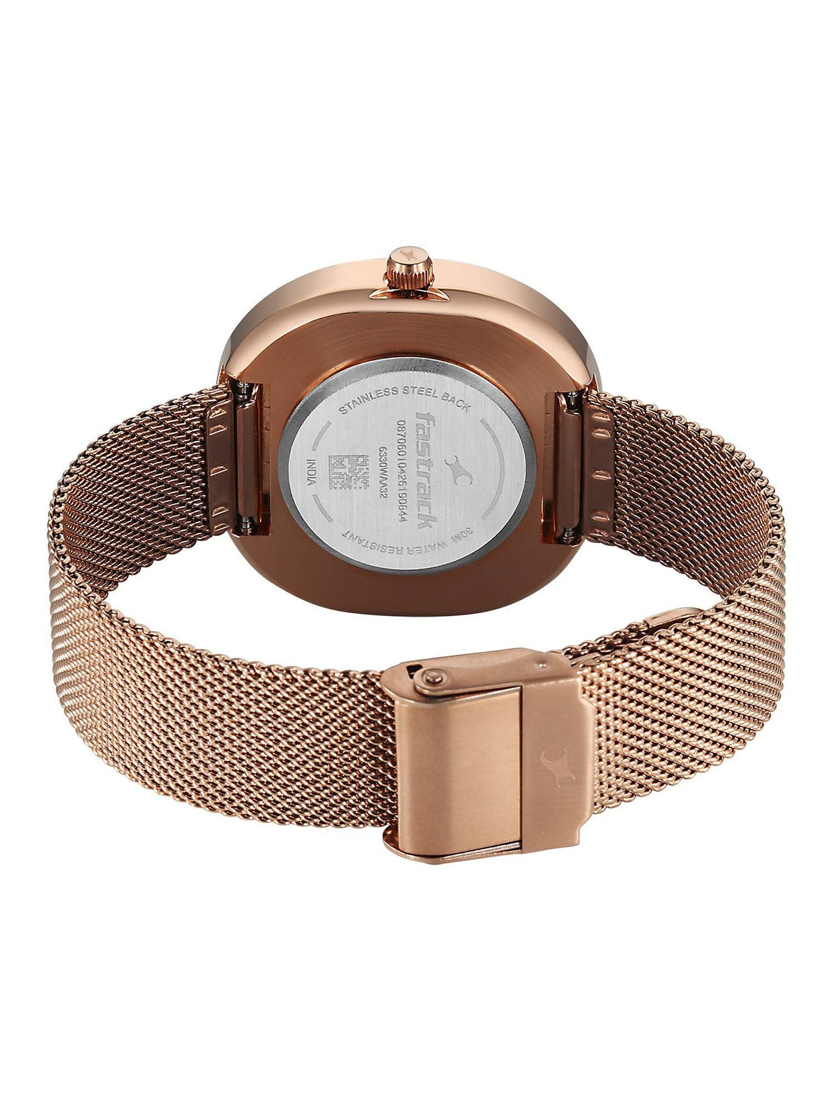 Gelato Brown Multifunction Metal Strap Watch (6330QM01) | W92 - view 11