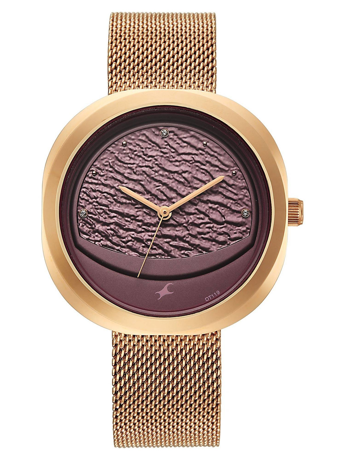 Gelato Brown Multifunction Metal Strap Watch (6330QM01) | W92 - view 13
