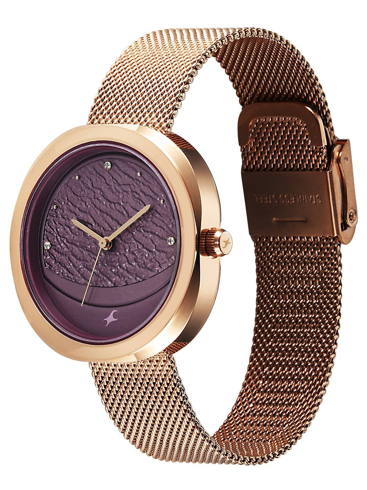 Gelato Brown Multifunction Metal Strap Watch (6330QM01) | W92 - view 15