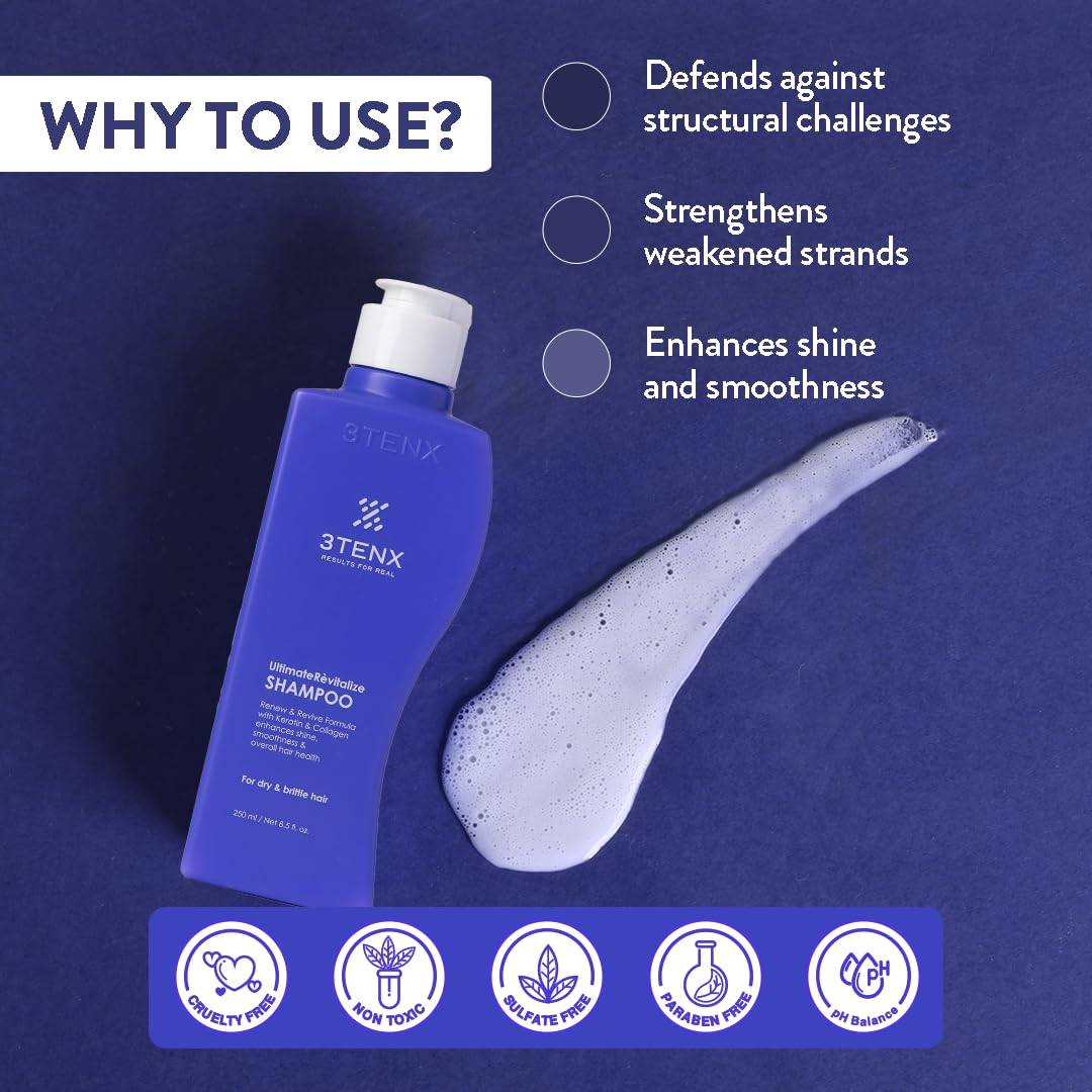 UltimateRevitalize Keratin Shampoo for Damaged & Frizzy Hair | H85 - view 4