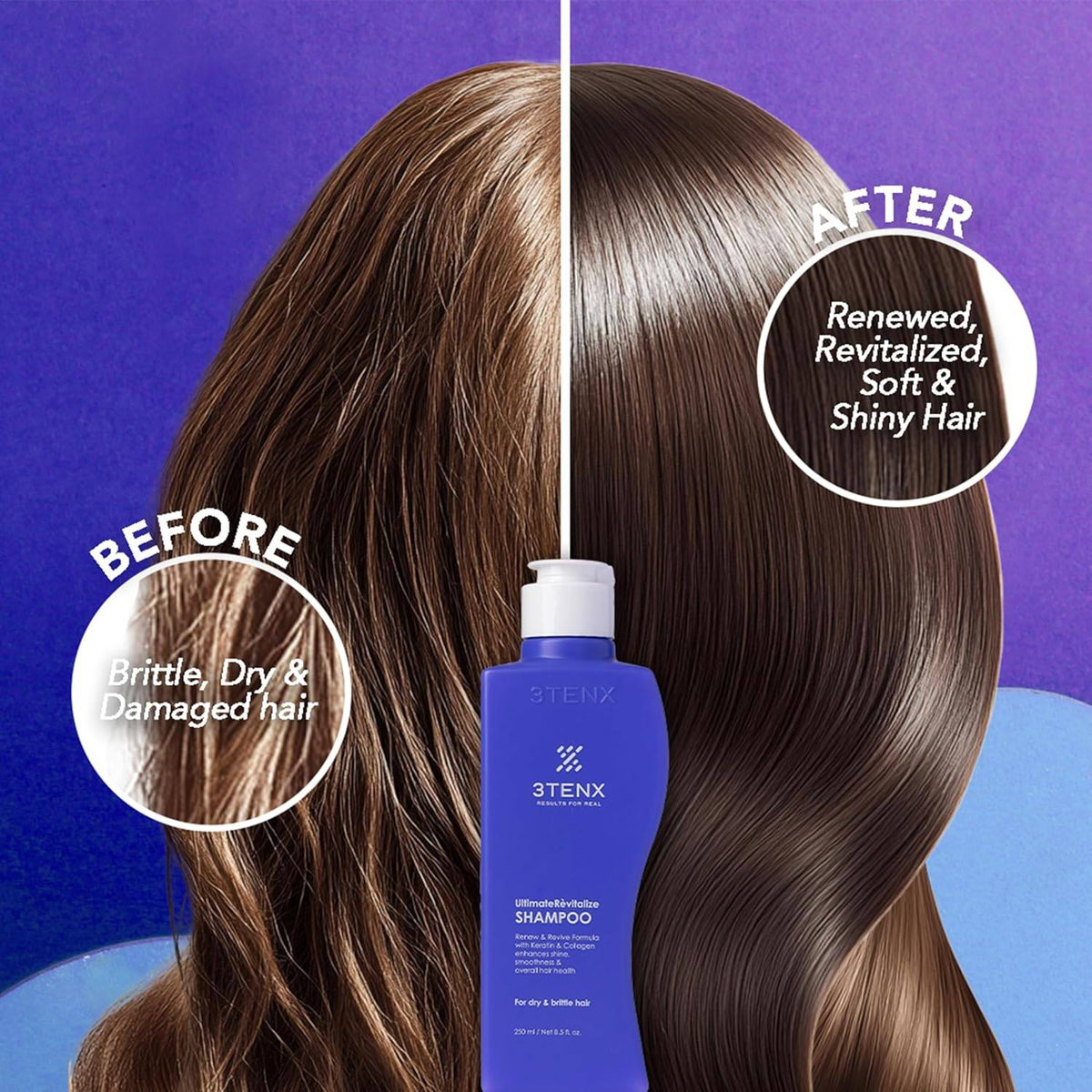 UltimateRevitalize Keratin Shampoo for Damaged & Frizzy Hair | H85 - view 5