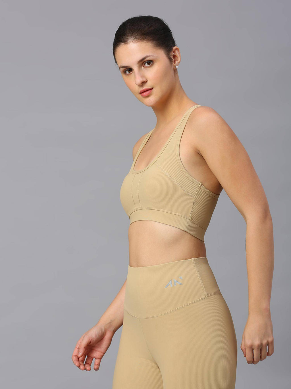 Strive Rib Sports Bra Green | sb09 - view 15
