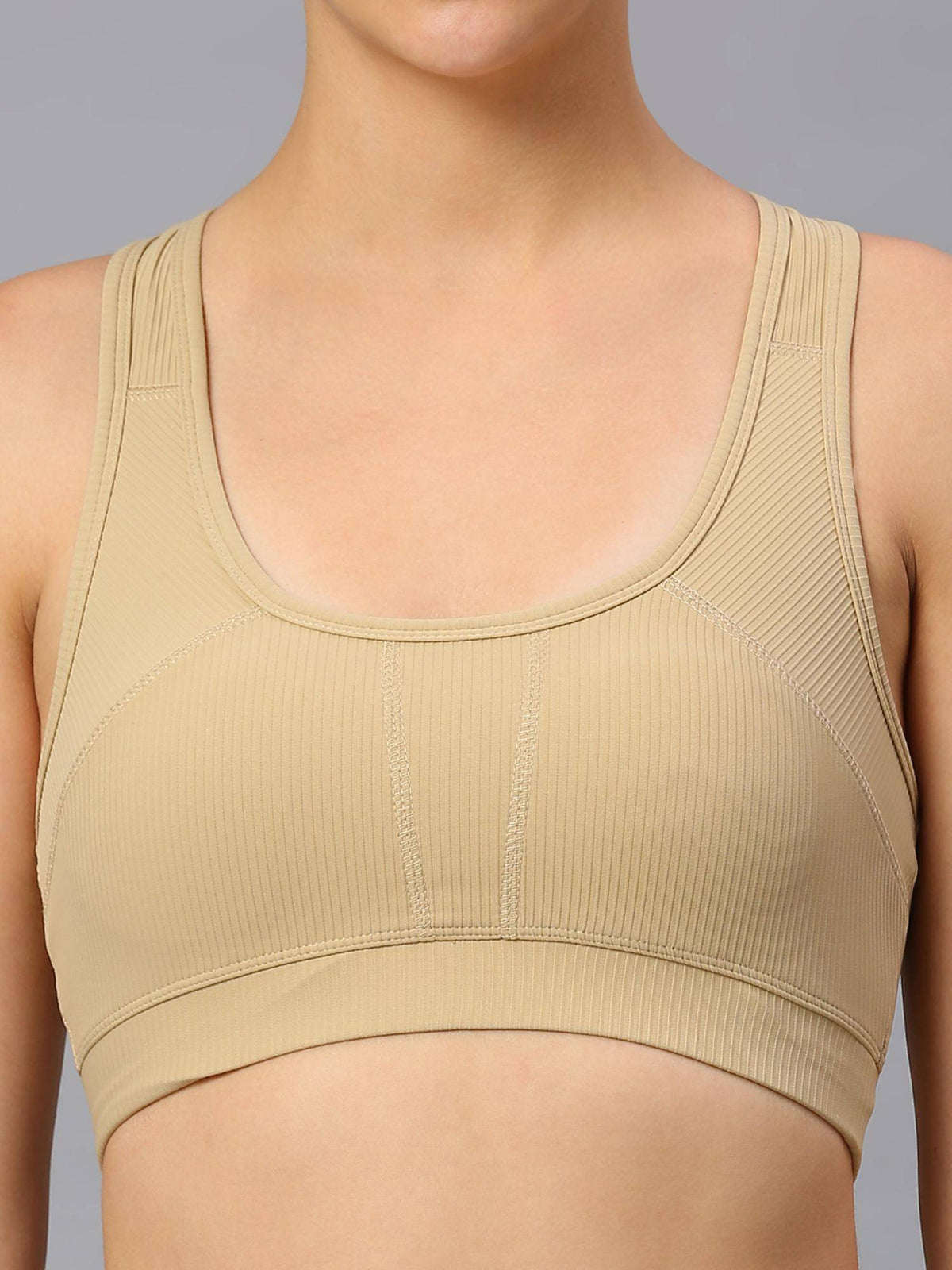 Strive Rib Sports Bra Green | sb09 - view 17