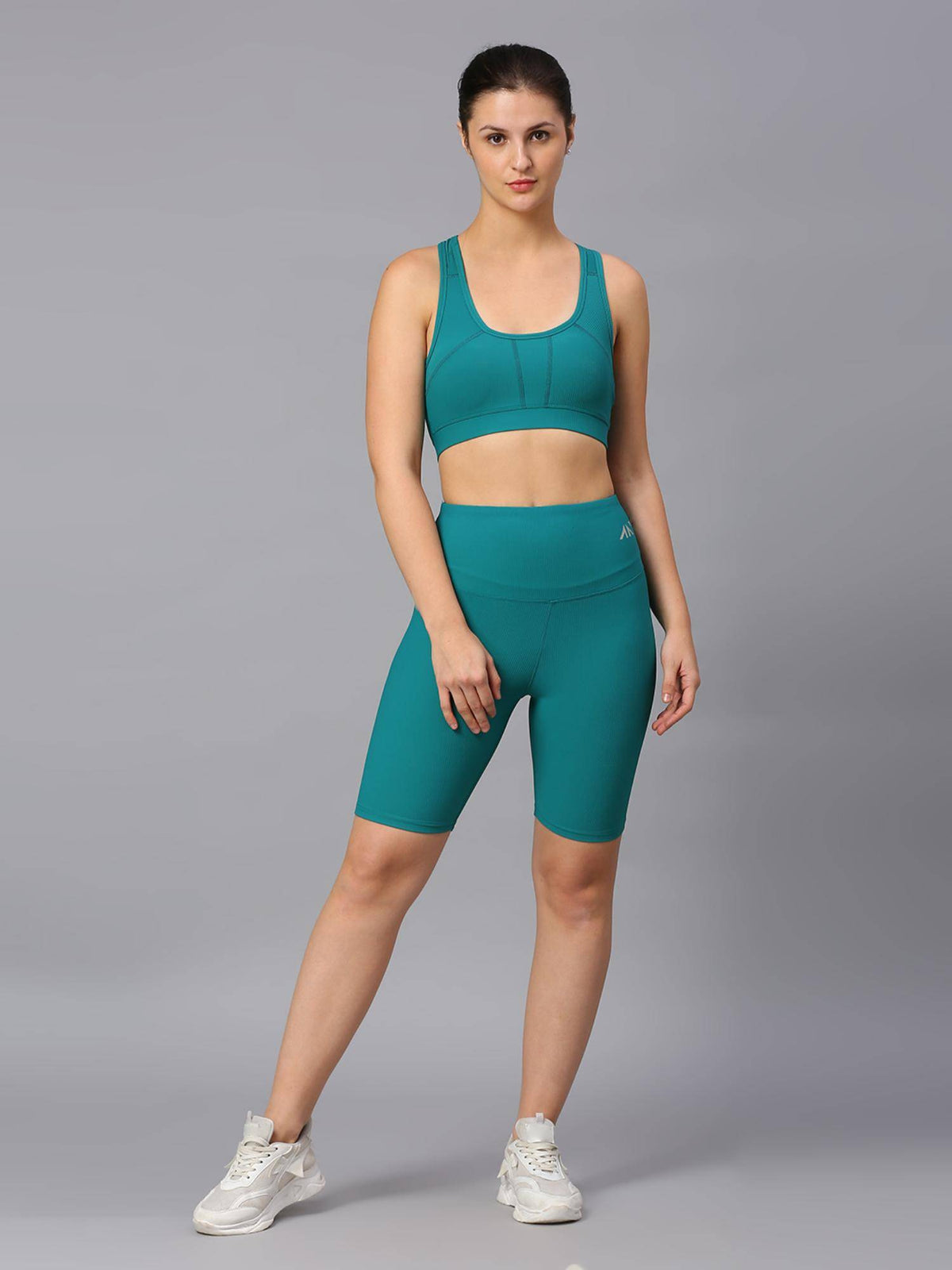 Strive Rib Sports Bra Green | sb09 - view 5