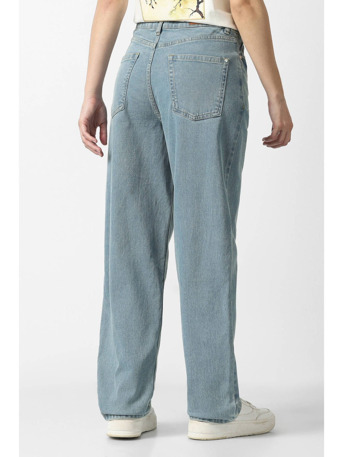 Women Blue Light Wash Jeans | RF89 - view 3