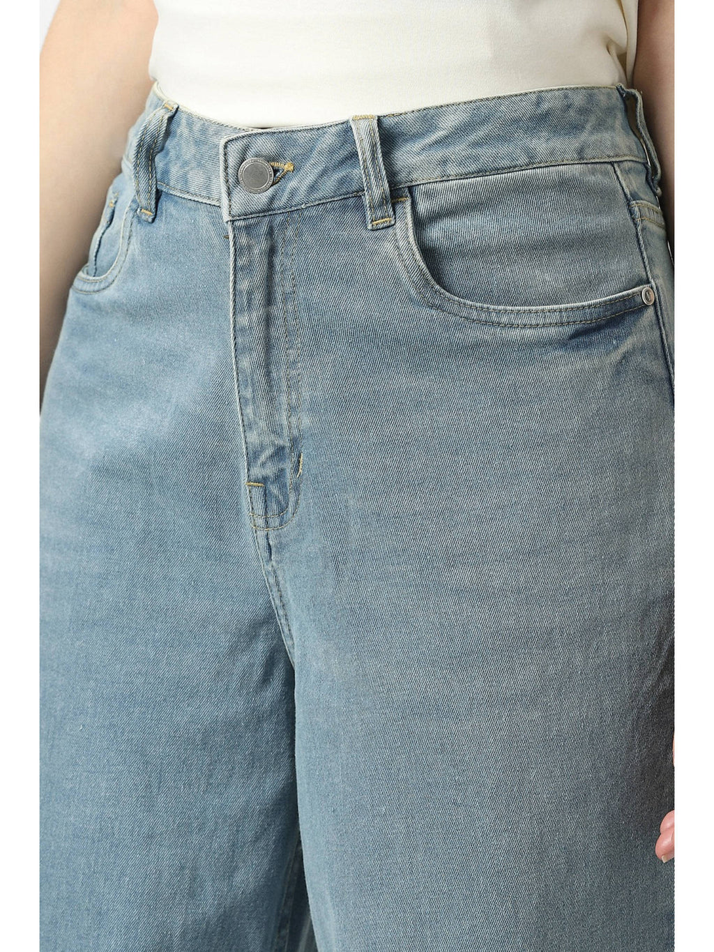 Women Blue Light Wash Jeans | RF89 - view 5