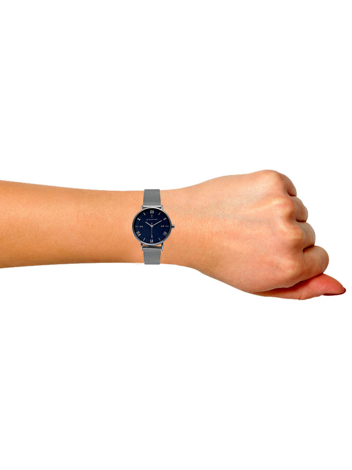 Women's White Round Analog Watch | W92 - view 12