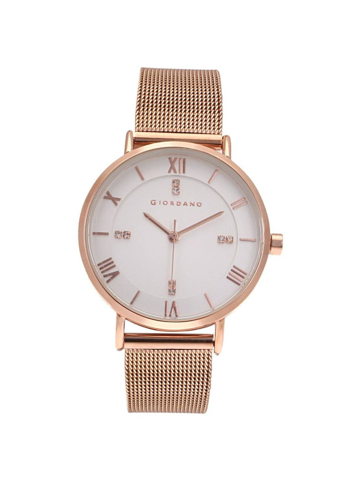 Women's White Round Analog Watch | W92 - view 1