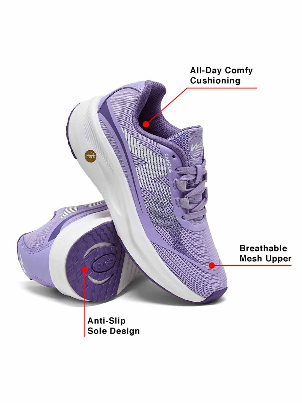 Ciara Women Purple Running Shoes | SH9 - view 9