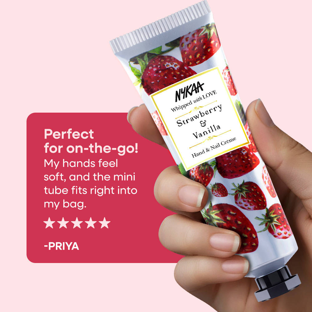 Nykaa Wanderlust Hand & Nail Cream - Rose & White Musk | Hydration with Vitamin E & Hyaluronic Acid | B20 - view 3