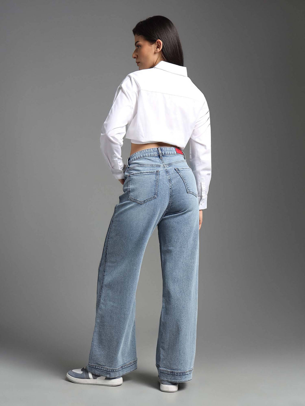 High Rise Wide Leg Fit Jeans | WL90 - view 4