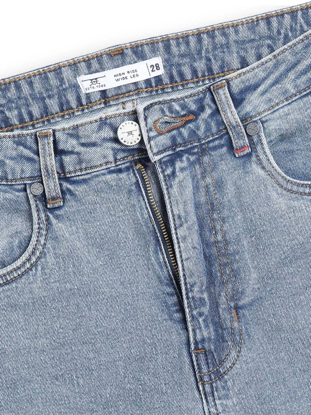 High Rise Wide Leg Fit Jeans | WL90 - view 7