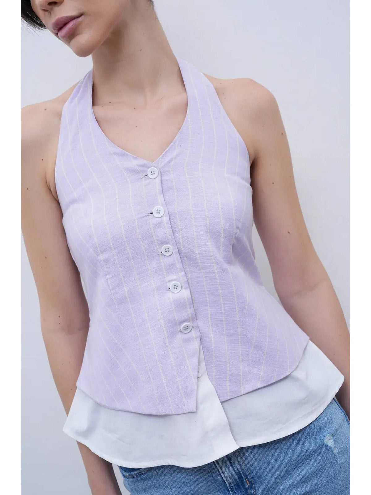 Purple Maison Halter Top | HT67 - view 3