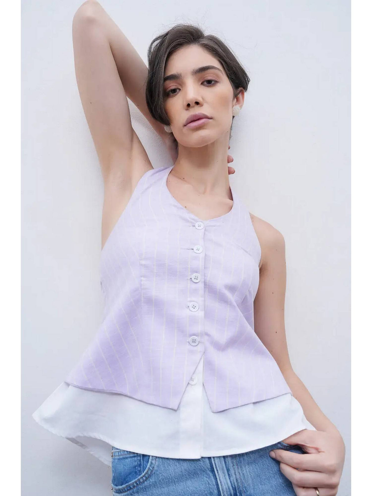 Purple Maison Halter Top | HT67 - view 6