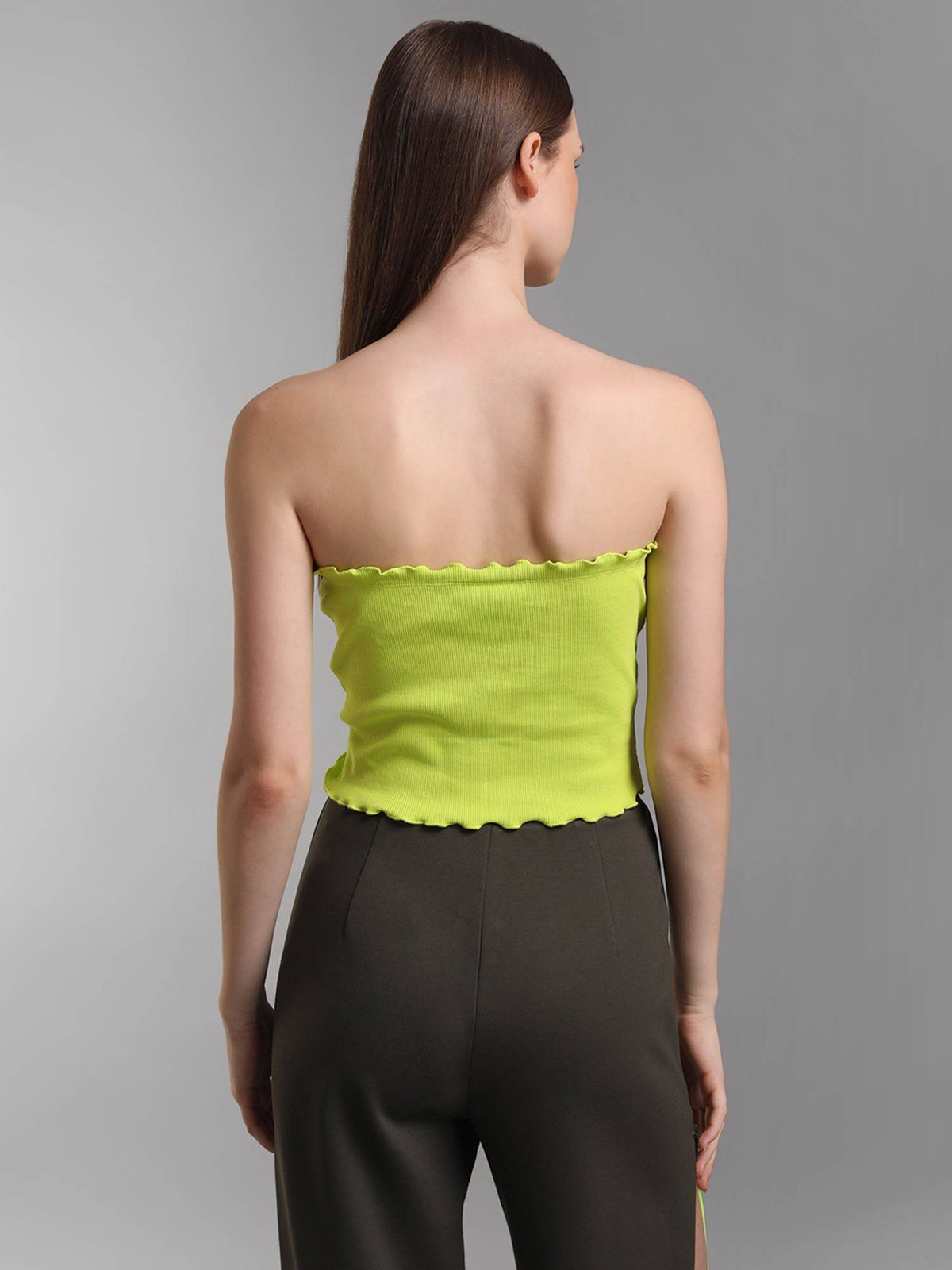 Neon Front Ruched Tube Top | TT90 - view 5