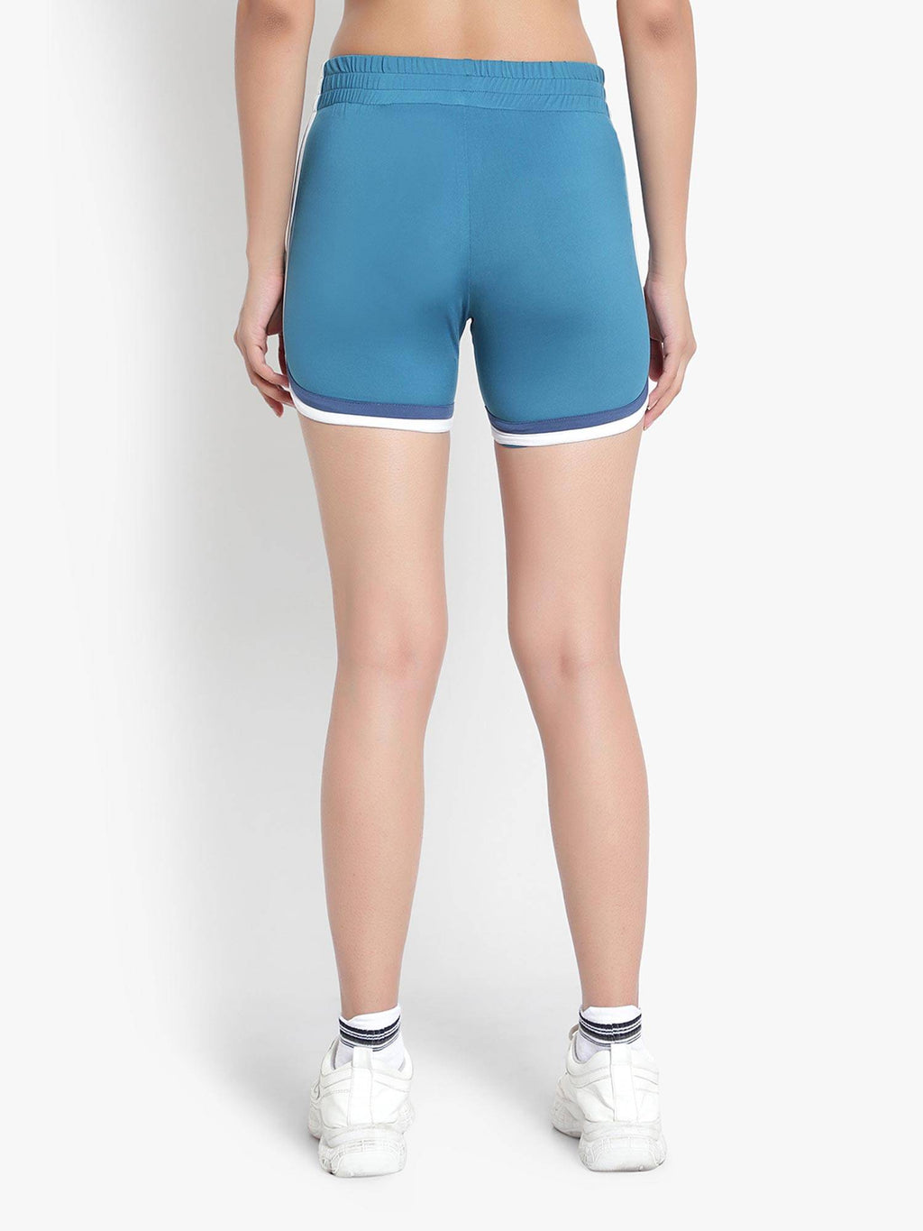 WearJukebox Curve Love Retro Teal Shorts Sporty Shorts - view 4