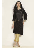 Women Blue Viscose Rayon Printed Straight Kurta | FY93 - view 8
