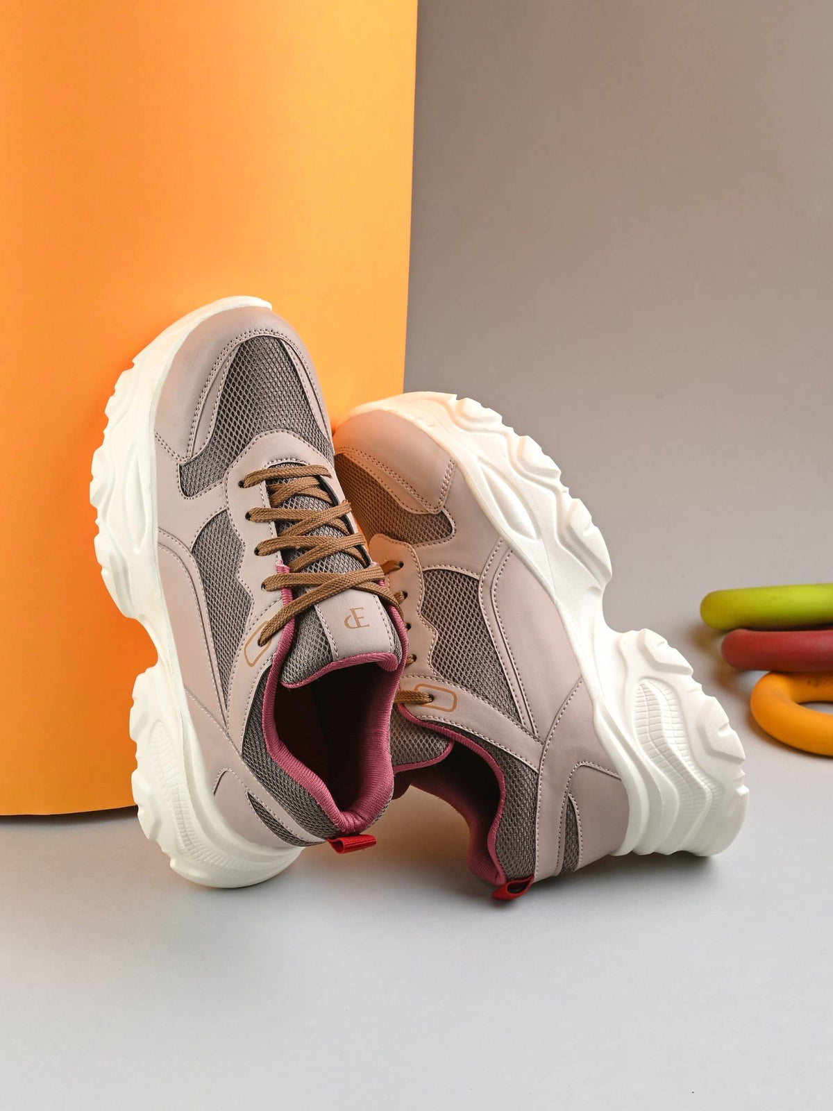 Pink Synthetic Casual Women Sneakers | SN09 - view 1