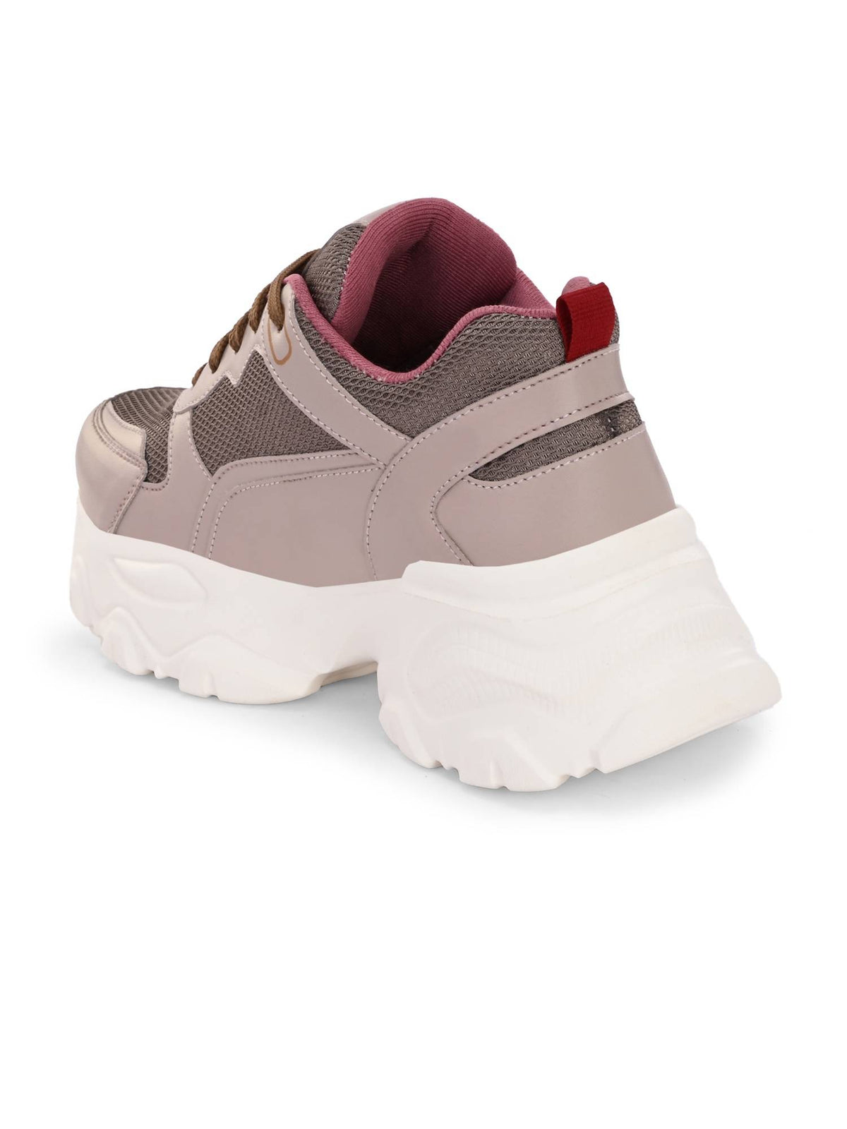 Pink Synthetic Casual Women Sneakers | SN09 - view 3