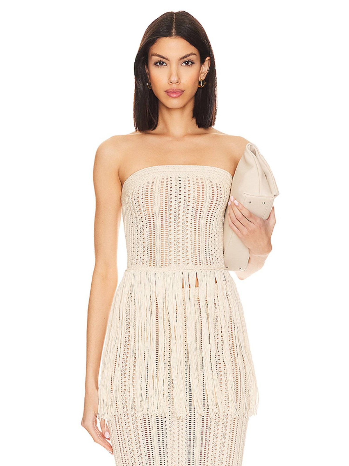 Celestie Fringe Tube Top | TT90 - view 1