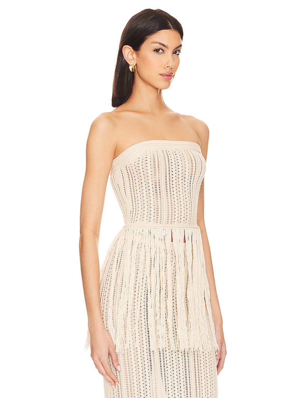 Celestie Fringe Tube Top | TT90 - view 2