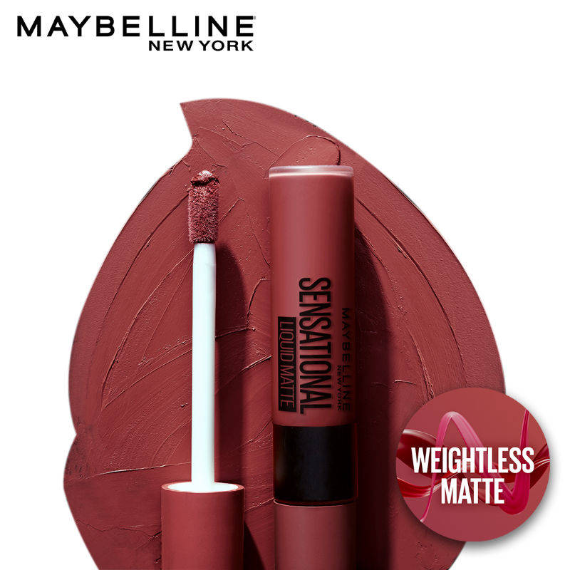 Sensational Liquid Matte Lipstick, Long-lasting - 03 Flush It Red | L12 - view 2