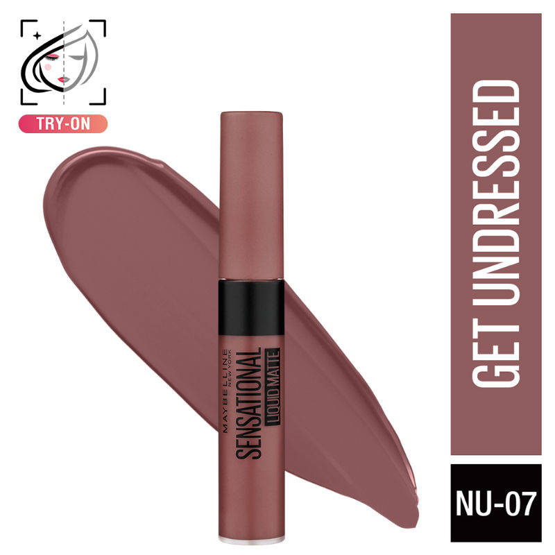 Sensational Liquid Matte Lipstick, Long-lasting - 03 Flush It Red | L12 - view 18