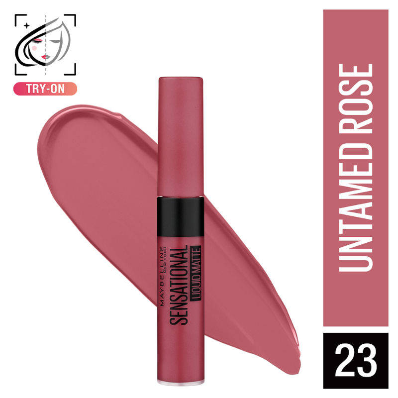 Sensational Liquid Matte Lipstick, Long-lasting - 03 Flush It Red | L12 - view 74