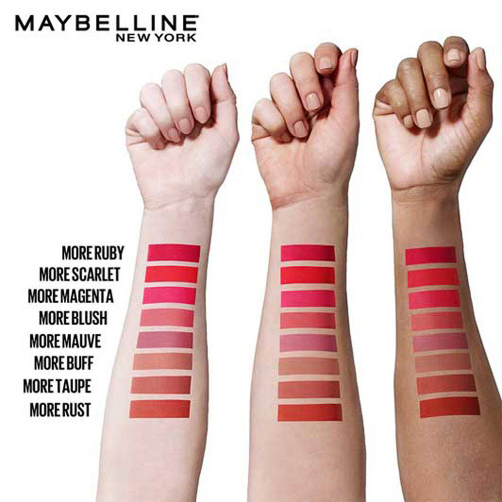 Color Sensational Ultimattes Lipstick, Matte Finish - More Ruby | L12 - view 5