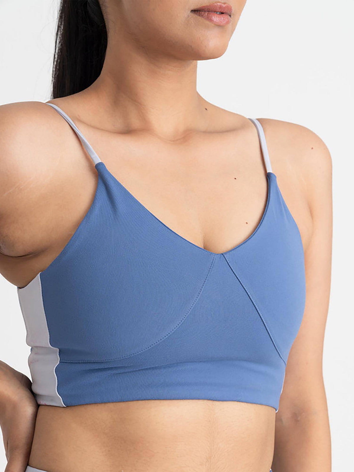Epic Pop Medium Coverage Lightly Padded V Neck Sport Bra for Women | sb09 - view 10