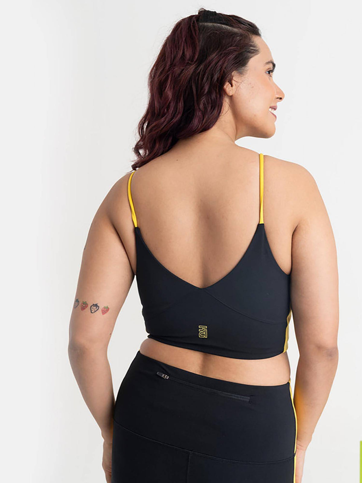 Epic Pop Medium Coverage Lightly Padded V Neck Sport Bra for Women | sb09 - view 2