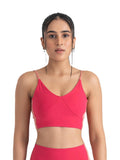 Epic Pop Medium Coverage Lightly Padded V Neck Sport Bra for Women | sb09 - view 13