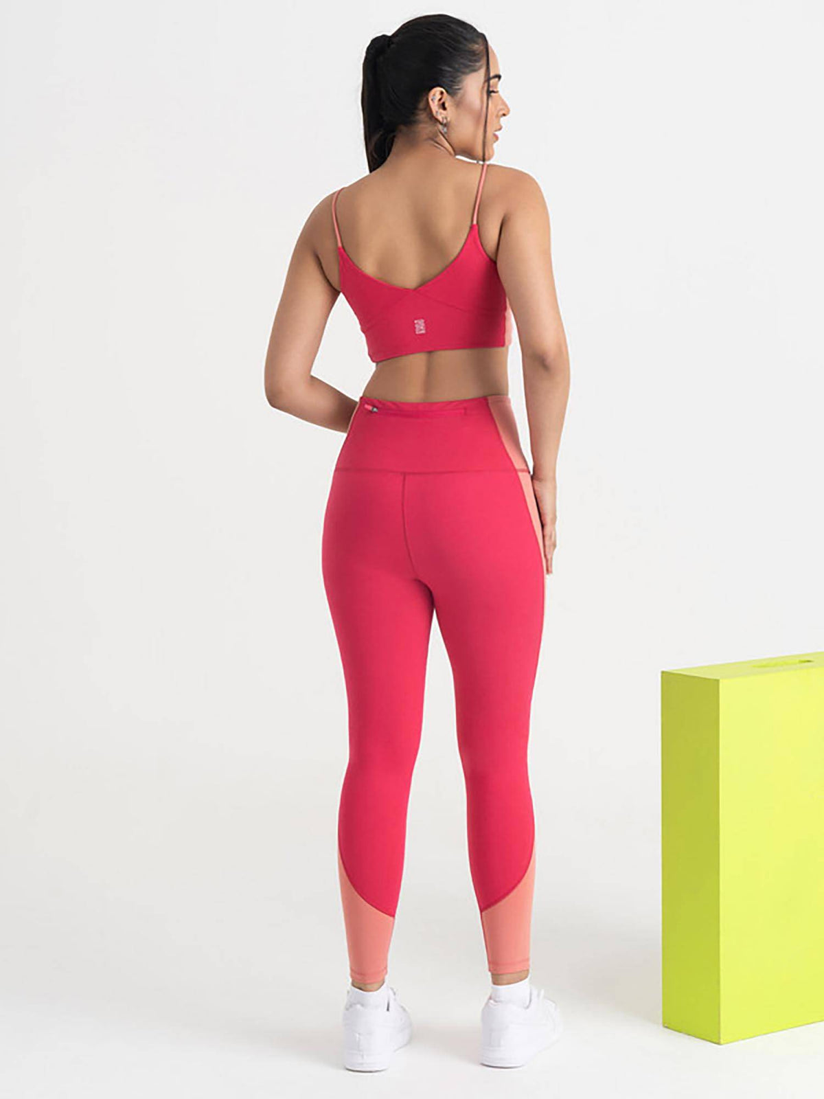 Epic Pop Medium Coverage Lightly Padded V Neck Sport Bra for Women | sb09 - view 18