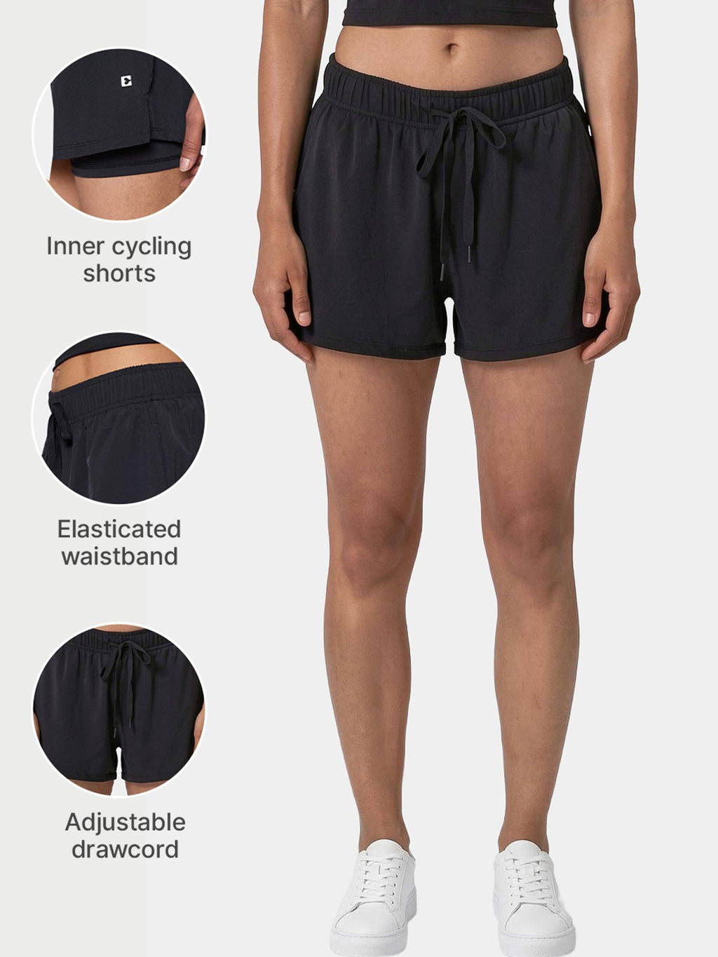 Duo Black Shorts - view 1