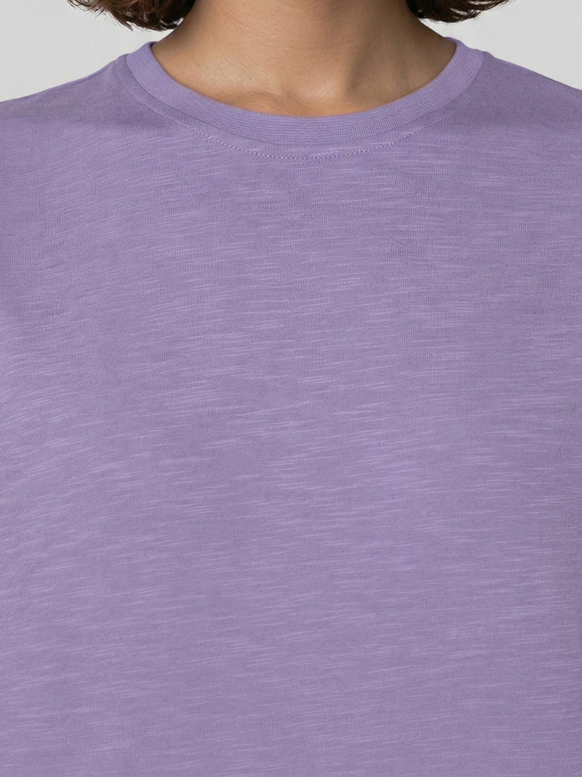 Oversized Drop Shoulder Purple T-Shirt | TT89 - view 5