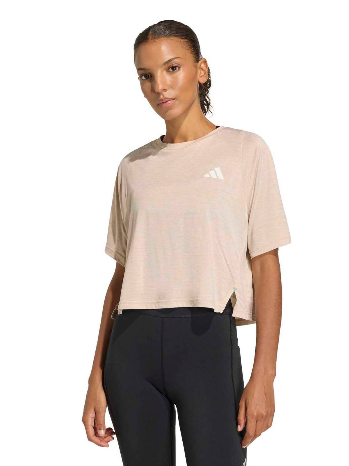 Beige Printed Half Sleeves T-Shirt | TT89 - view 1