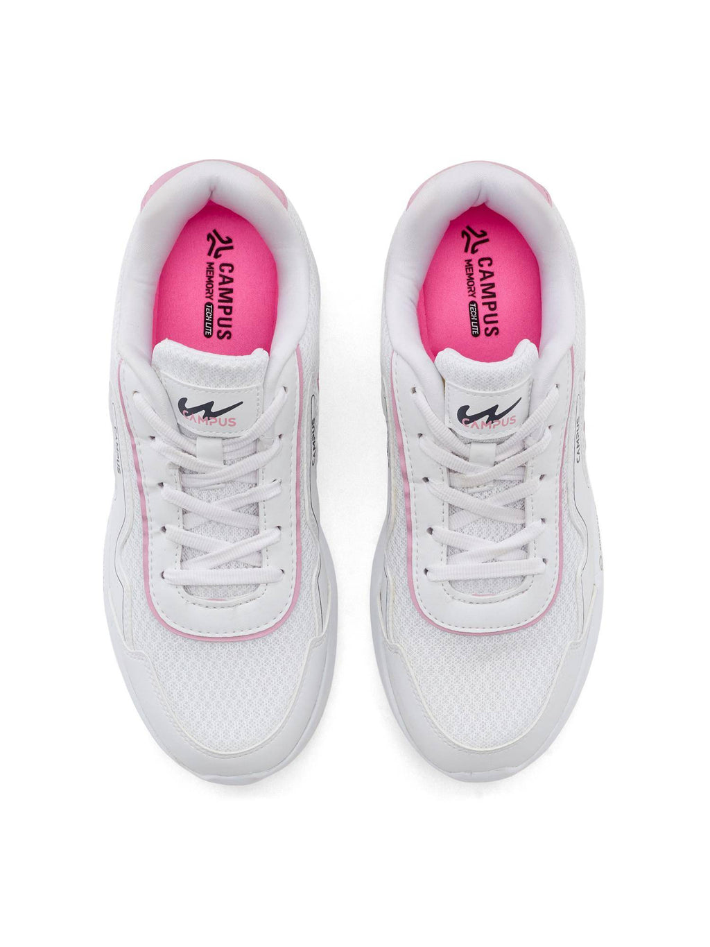 Women Hall White & Pink Sneakers | SN09 - view 4