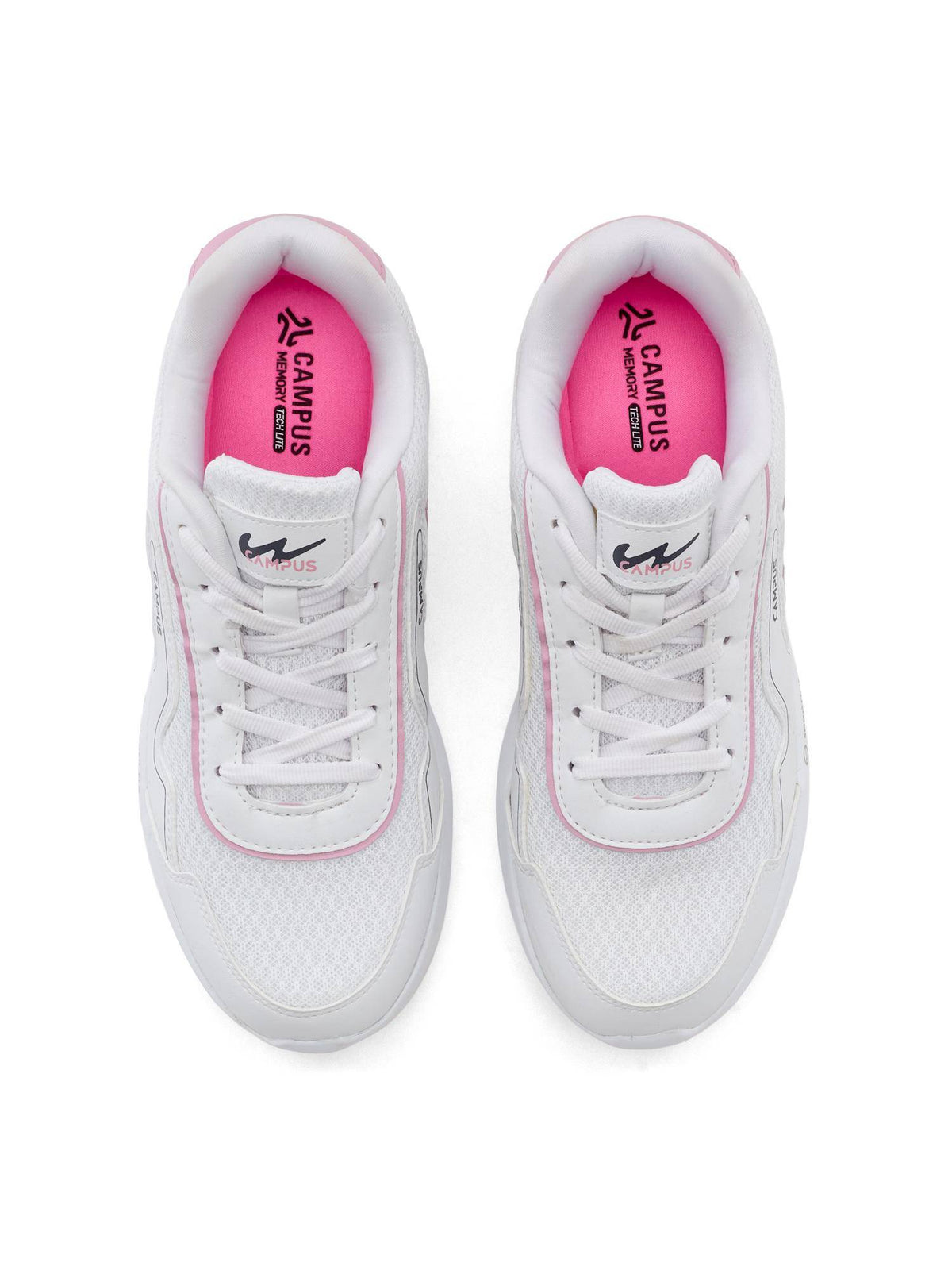 Women Hall White & Pink Sneakers | SN09 - view 4