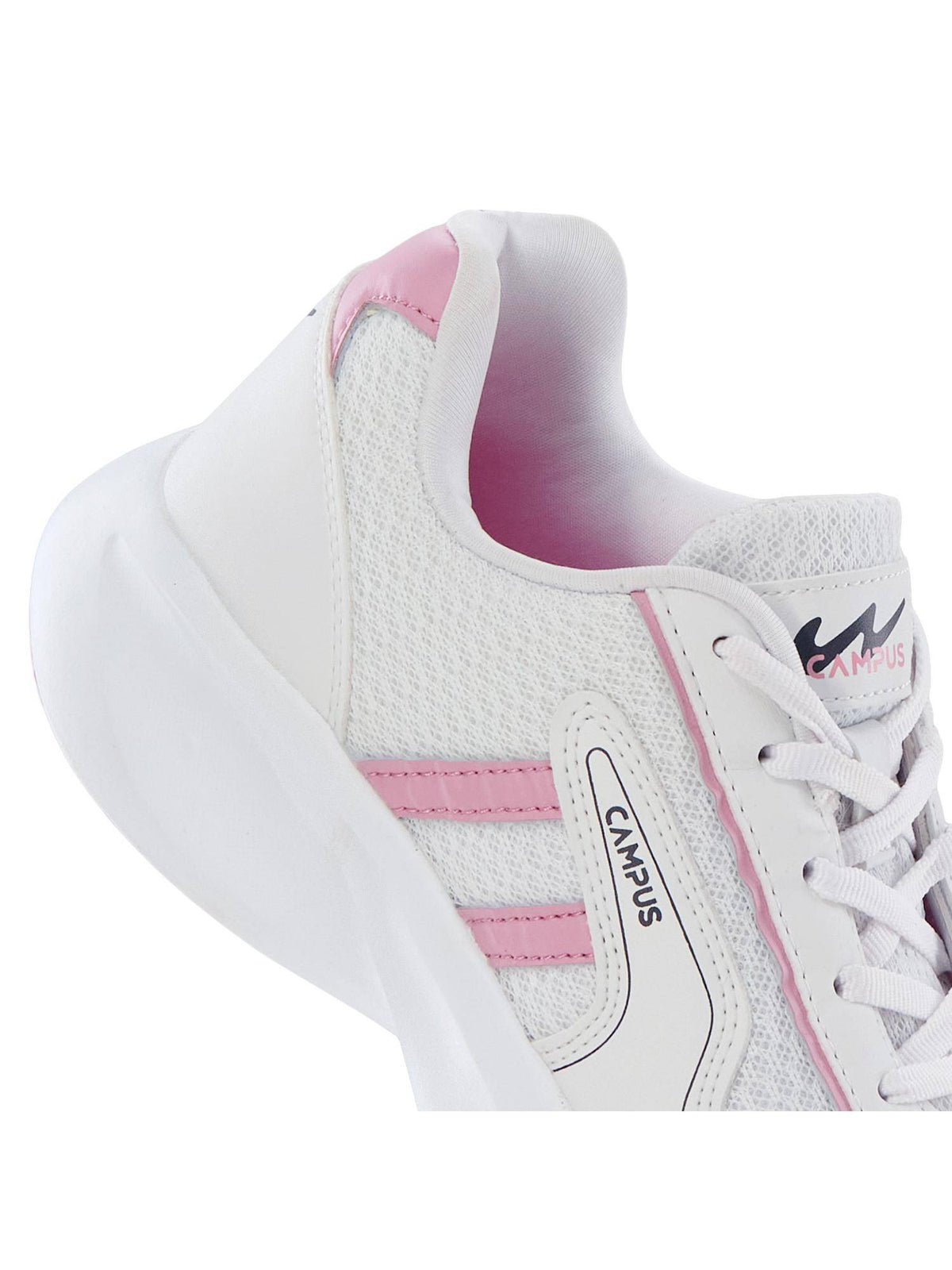 Women Hall White & Pink Sneakers | SN09 - view 6