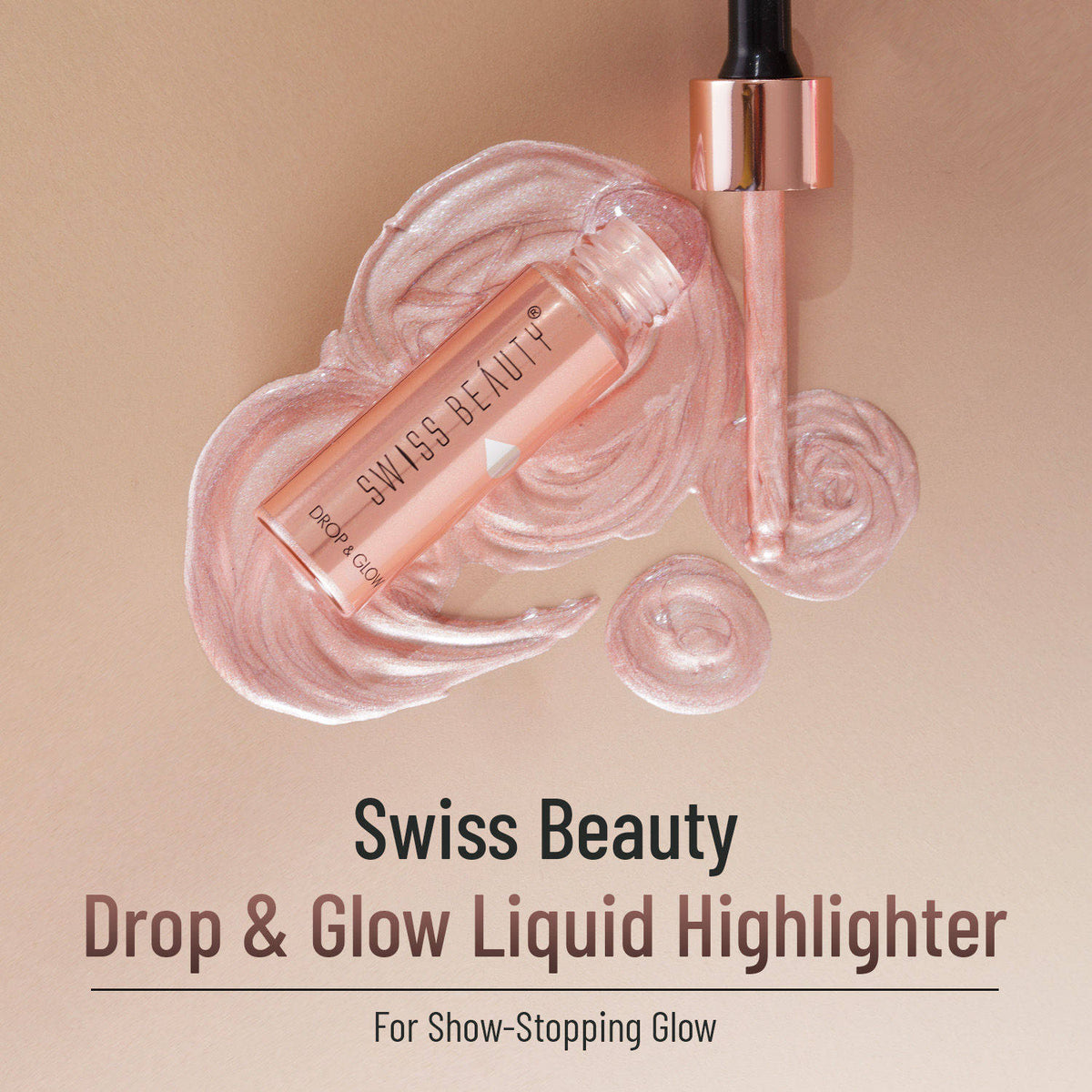 Drop and Glow Liquid Highlighter , Shimmer Shine , Dewy Finish | F14 - view 3