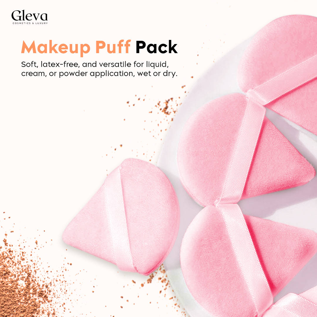 Triangle Makeup Puff Pack Of 2 - Pink | T32 - view 2