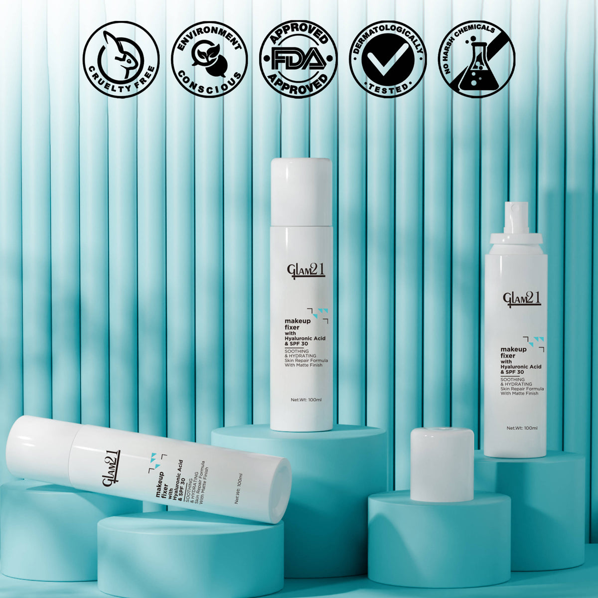 Lightweight & Long Lasting Make Up Fixer Spray | F14 - view 6