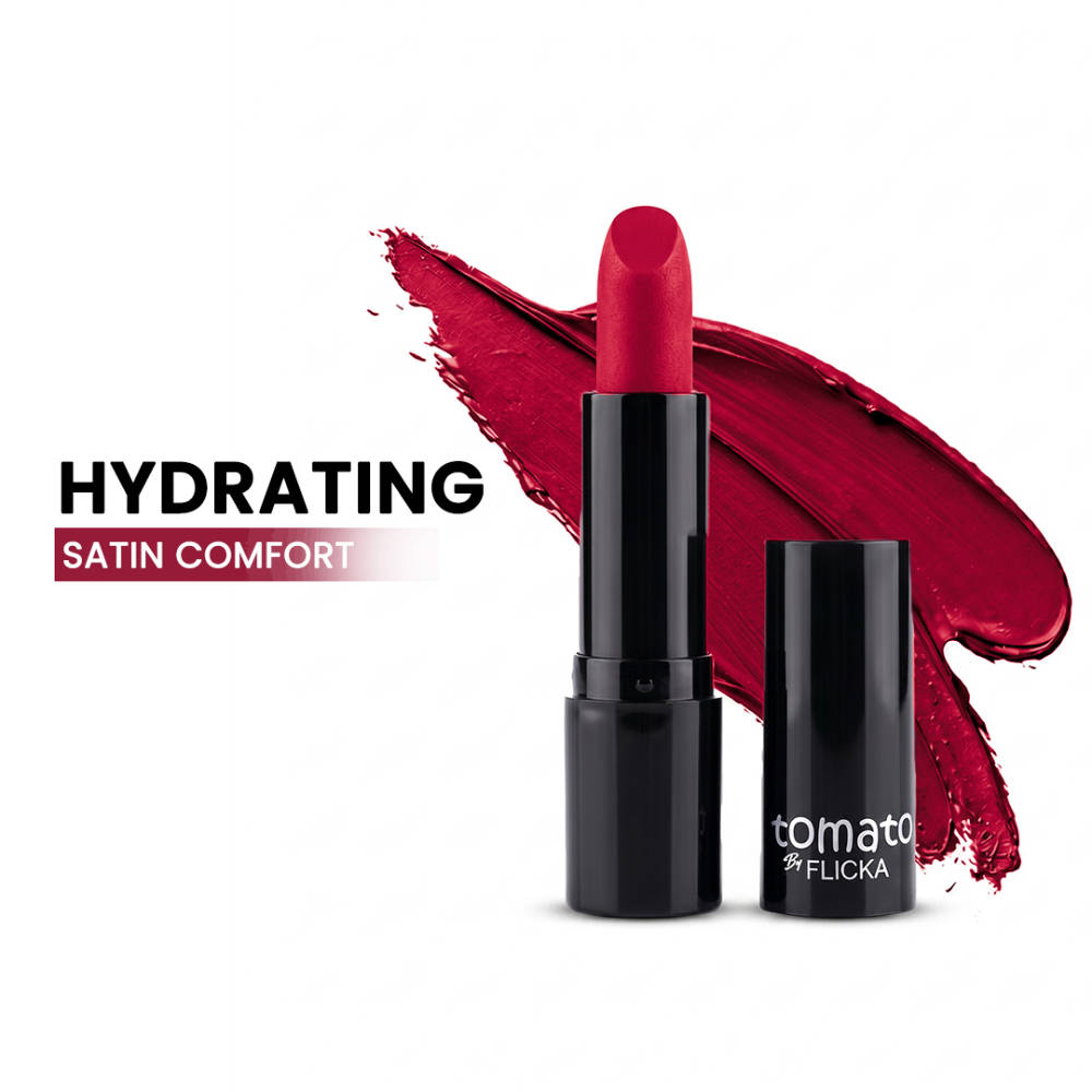 Tomato Bullet Lipstick Long Lasting Lightweight Intense Pigment Rich Matte Finish | L12 - view 23