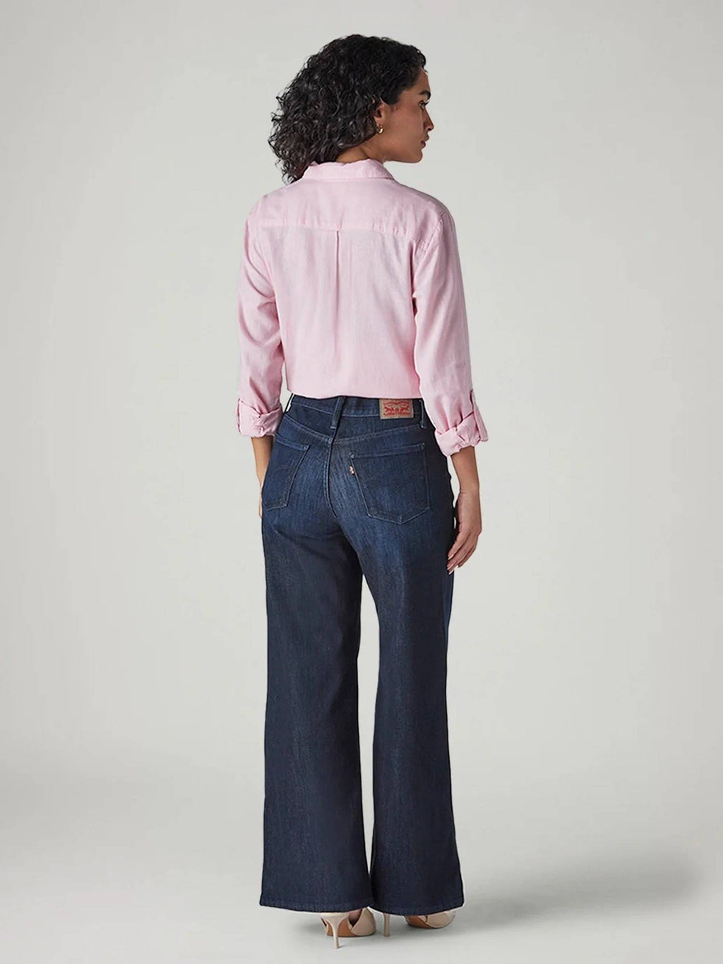 Women Blue Solid/Plain Cotton Blend Jeans | ST23 - view 2
