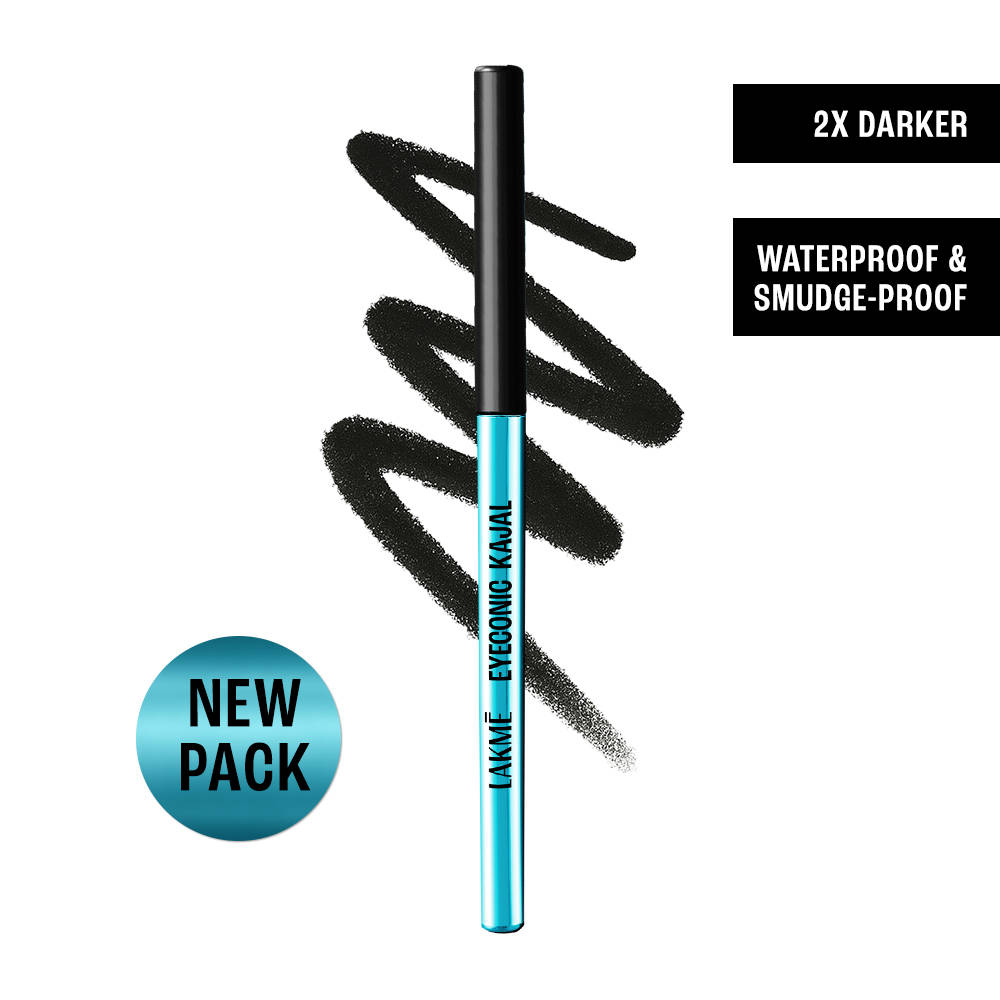 9 to 5 Eyeconic Kajal, Waterproof, Smudgeproof, lasts 24 Hrs, Sparkling Black | E20 - view 52