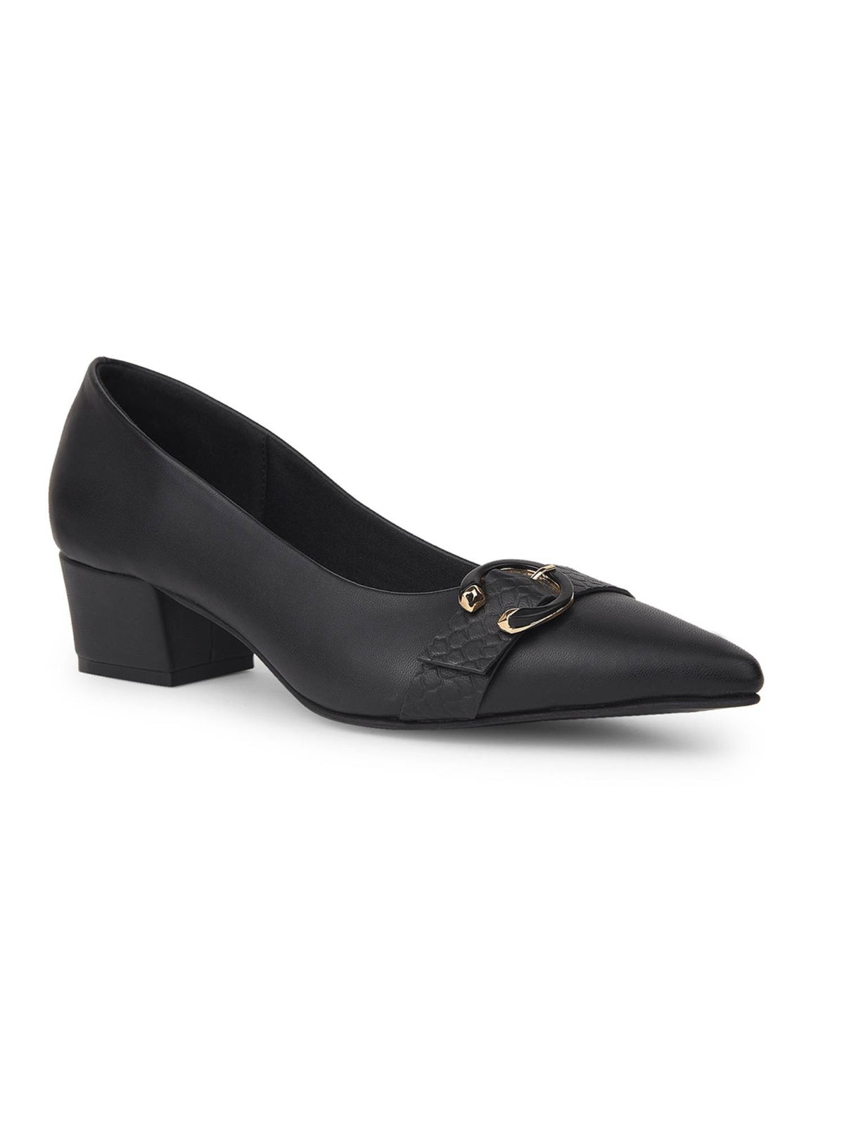 Women Stylish Black Pump Heels | H78 - view 1